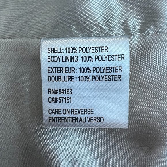 CALVIN KLEIN Trench Coat 0X Bronze Brown Single Breasted Belted Button Up Womens - Picture 11 of 12